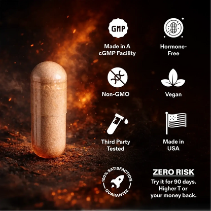 Natural Testosterone Support Supplement for Men